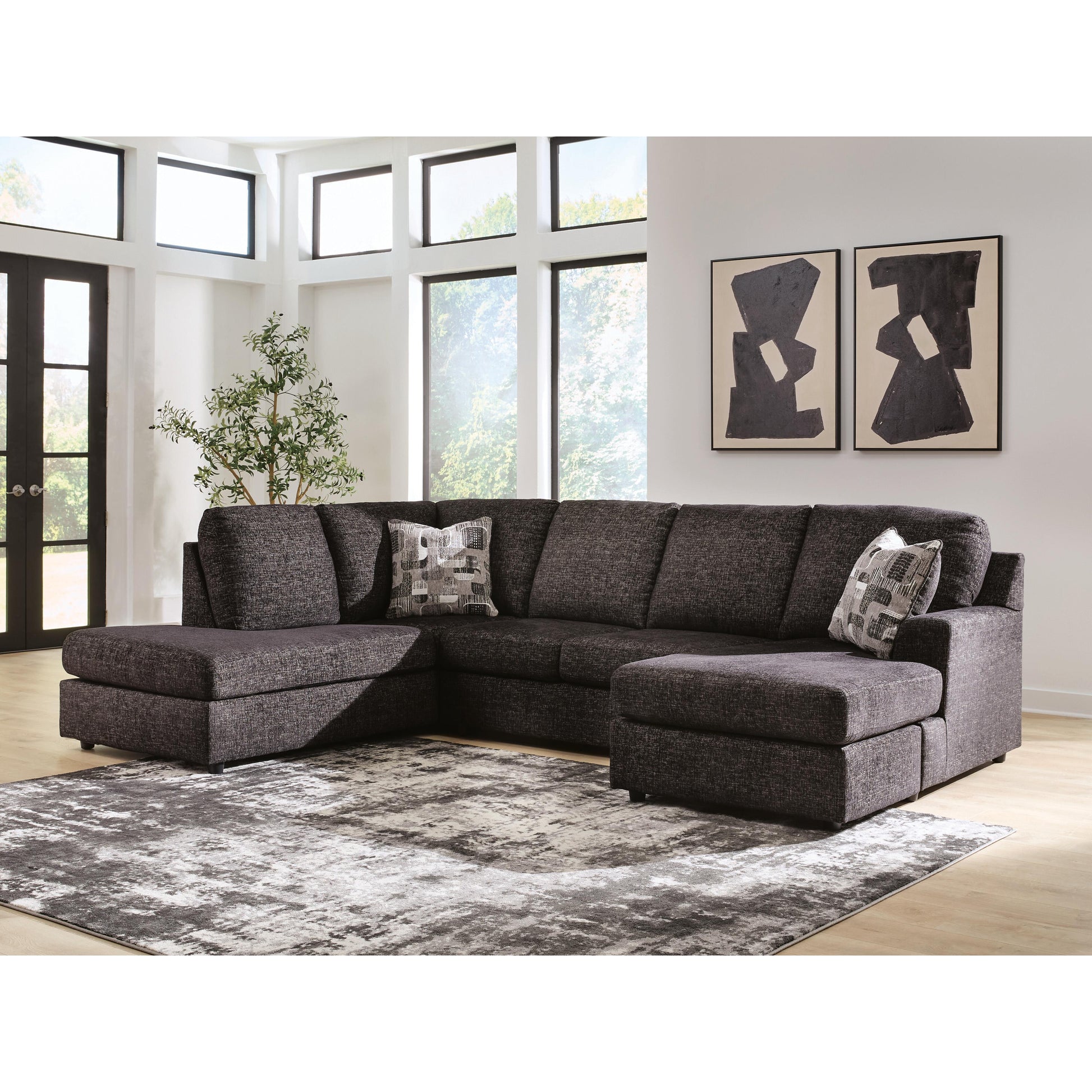  Signature Design by Ashley Lentiz PC73404S1 2 pc Sectional with Chaise IMAGE 2