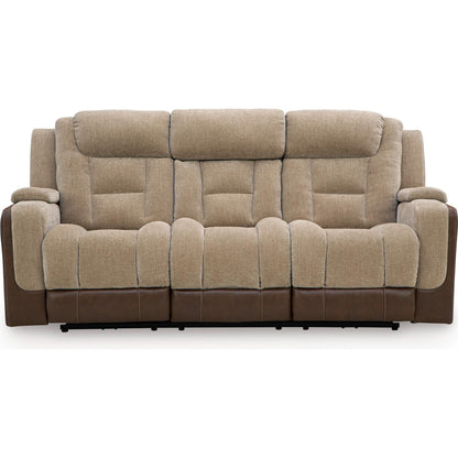  Signature Design by Ashley Mixed Motion PC8350415 Power Reclining Sofa with Adjustable Headrest IMAGE 3