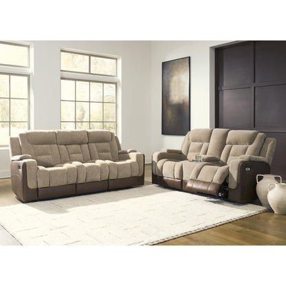  Signature Design by Ashley Mixed Motion PC8350418 Power Reclining Loveseat with Console  & Adjutasble Headrest IMAGE 9