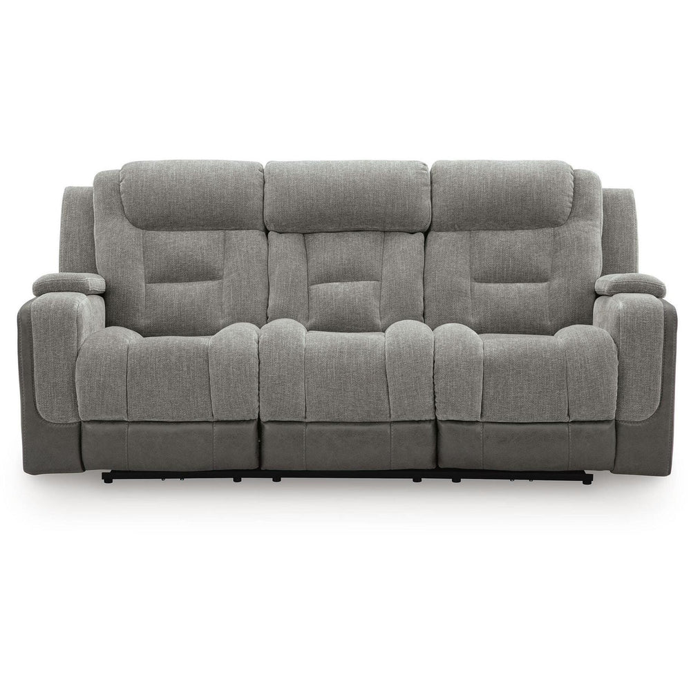  Signature Design by Ashley Mixed Motion PC8350515 Power Reclining Sofa with Adjustable Headrest IMAGE 4