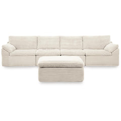  Signature Design by Ashley Fannin PC84304S1 4 pc Sectional with Ottoman IMAGE 1