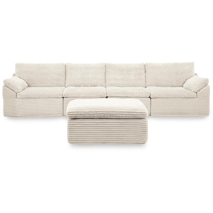  Signature Design by Ashley Fannin PC84304S1 4 pc Sectional with Ottoman IMAGE 1