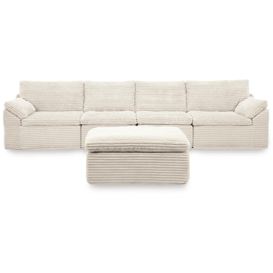  Signature Design by Ashley Fannin PC84304S1 4 pc Sectional with Ottoman IMAGE 1