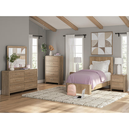  Signature Design by Ashley Dovander PCB1121B8 Twin Panel Platform Bed IMAGE 10