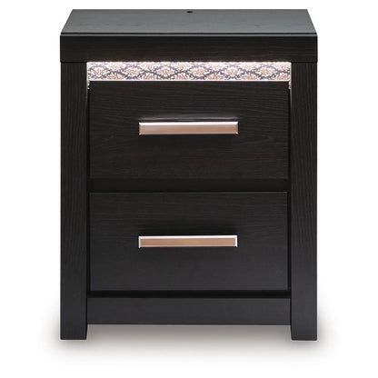 Signature Design by Ashley Brendant PCB2611-92 Two Drawer Night Stand IMAGE 2