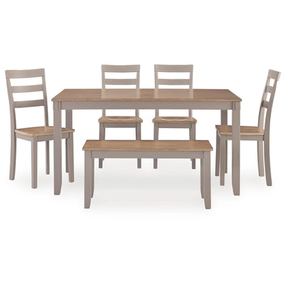  Signature Design by Ashley Harperfeld PCD403-325 Dining Room Table Set IMAGE 1