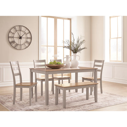  Signature Design by Ashley Harperfeld PCD403-325 Dining Room Table Set IMAGE 3