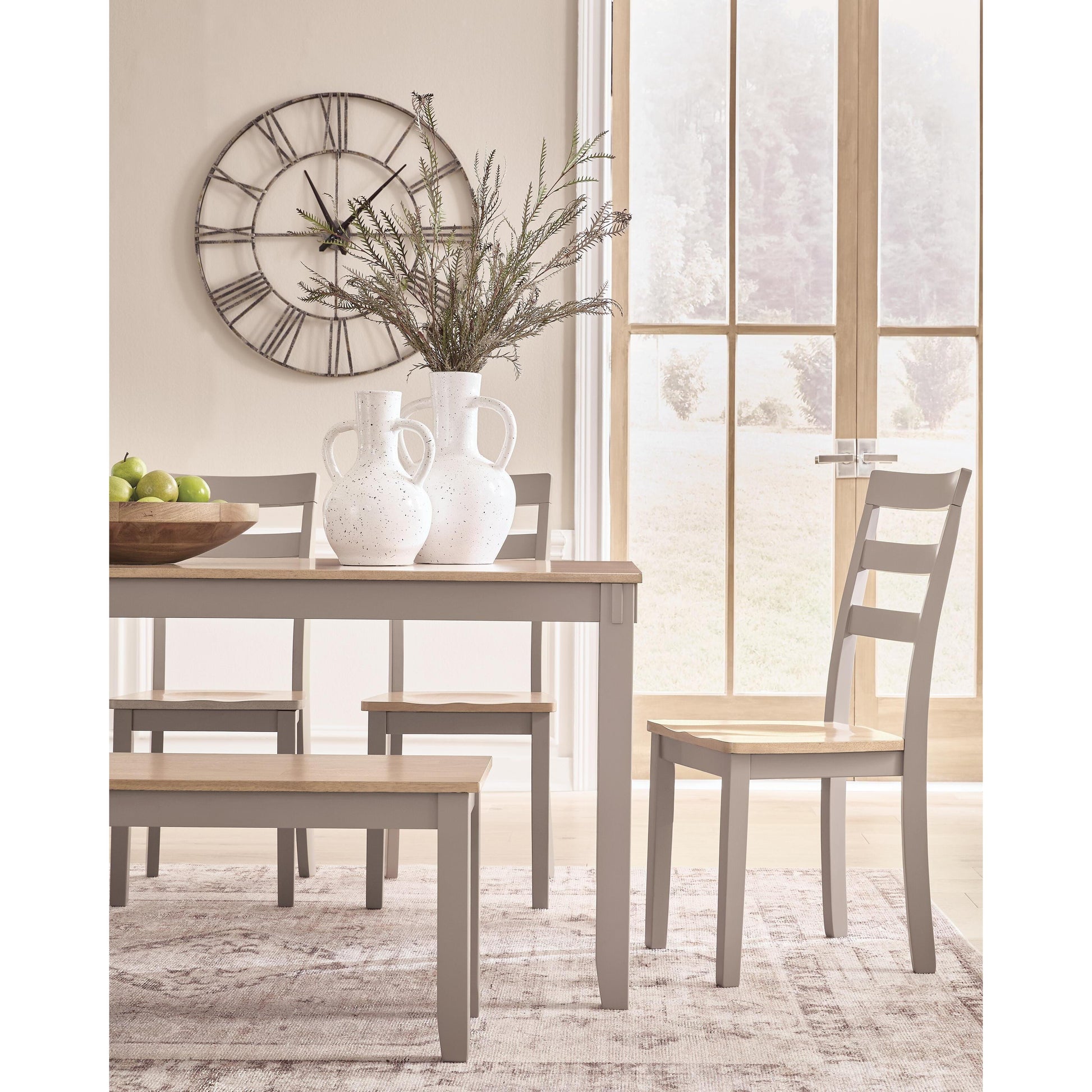  Signature Design by Ashley Harperfeld PCD403-325 Dining Room Table Set IMAGE 4