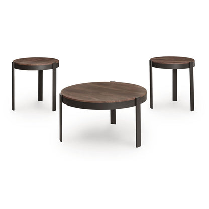  Signature Design by Ashley Horizon Hills T186-13 Occasional Table Set IMAGE 1