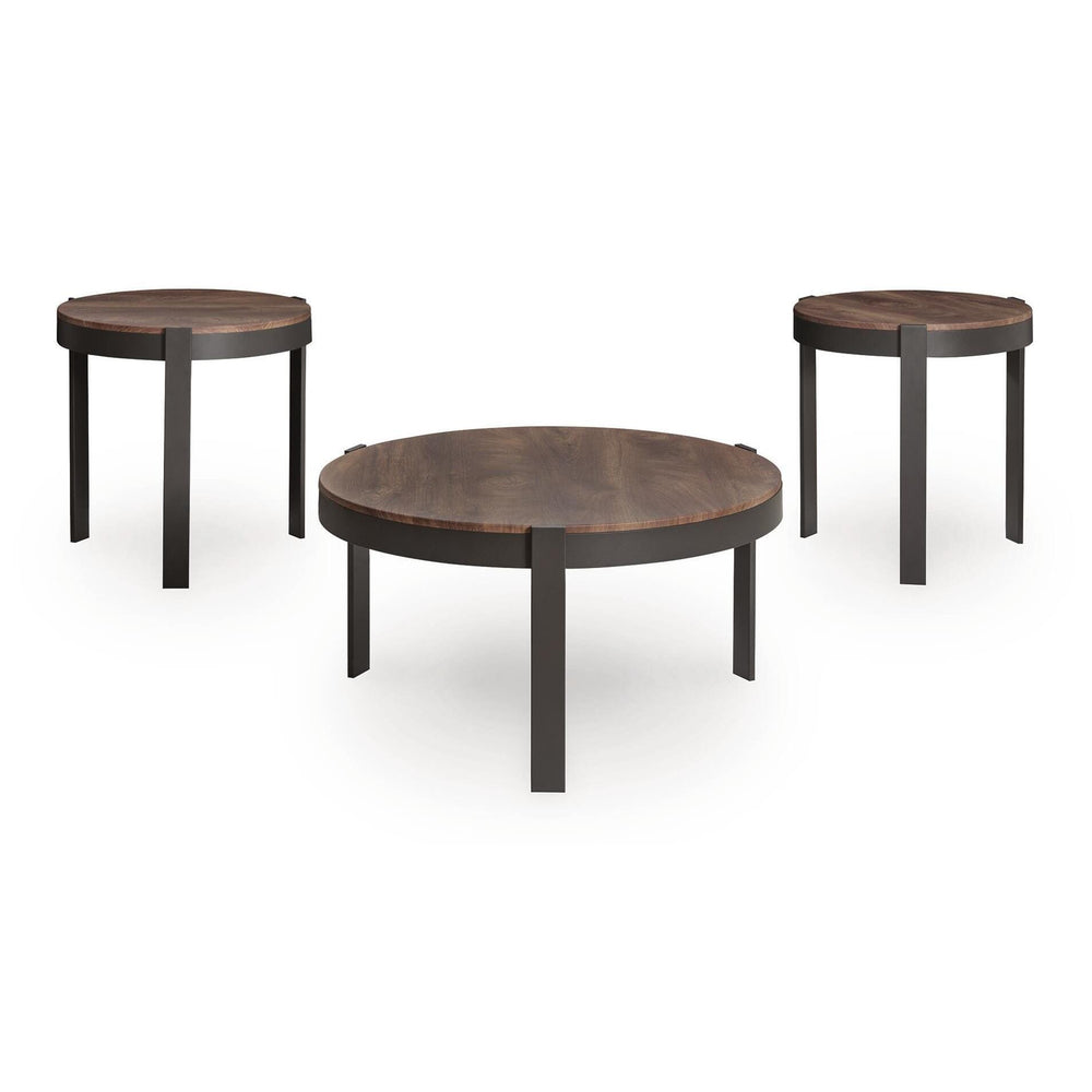  Signature Design by Ashley Horizon Hills T186-13 Occasional Table Set IMAGE 2