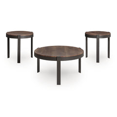  Signature Design by Ashley Horizon Hills T186-13 Occasional Table Set IMAGE 2