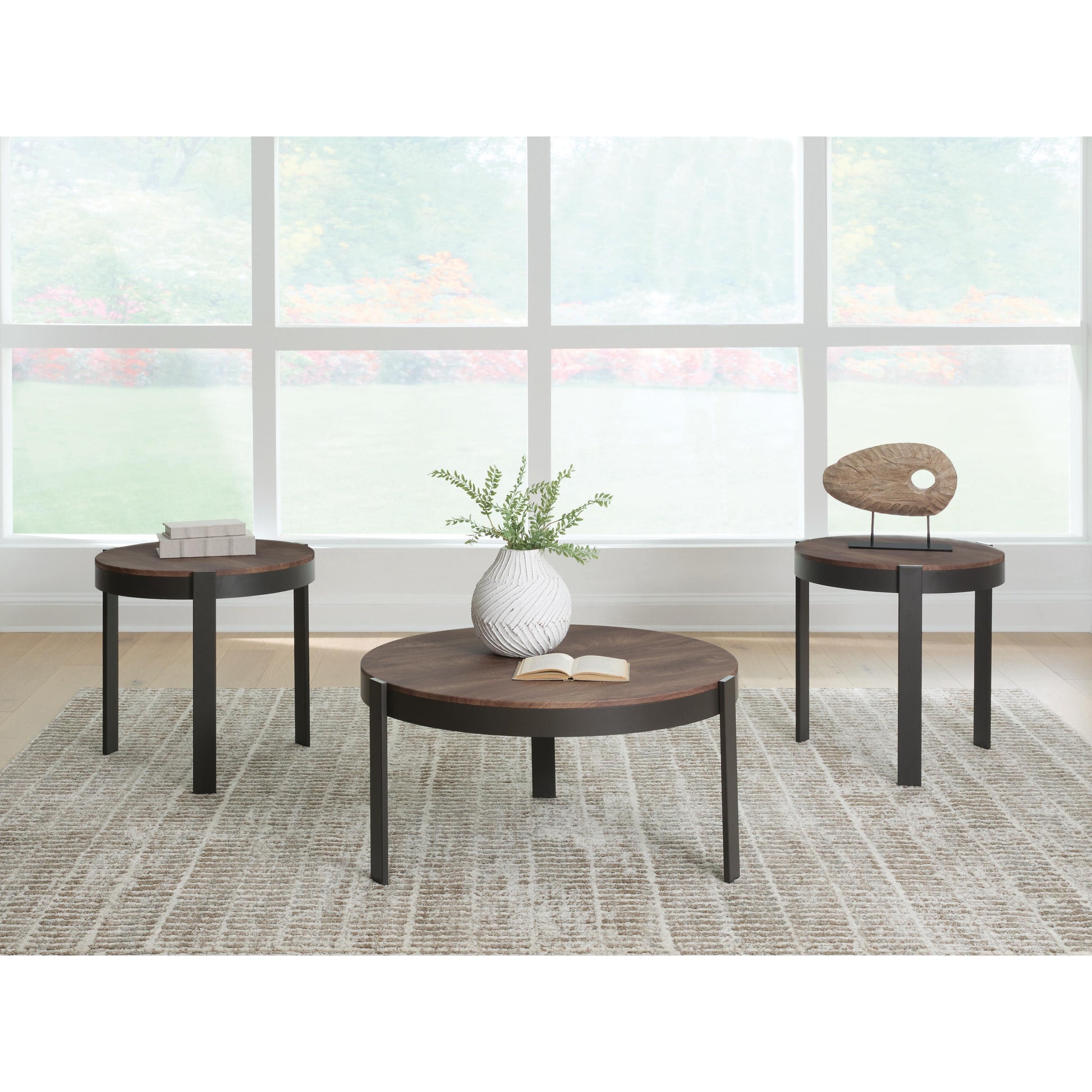  Signature Design by Ashley Horizon Hills T186-13 Occasional Table Set IMAGE 5