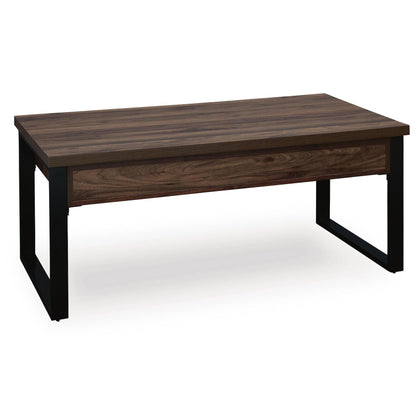  Signature Design by Ashley Wickman Falls T318-1 Rectangular Cocktail Table IMAGE 1