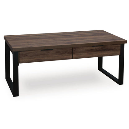 Signature Design by Ashley Wickman Falls T318-1 Rectangular Cocktail Table IMAGE 3