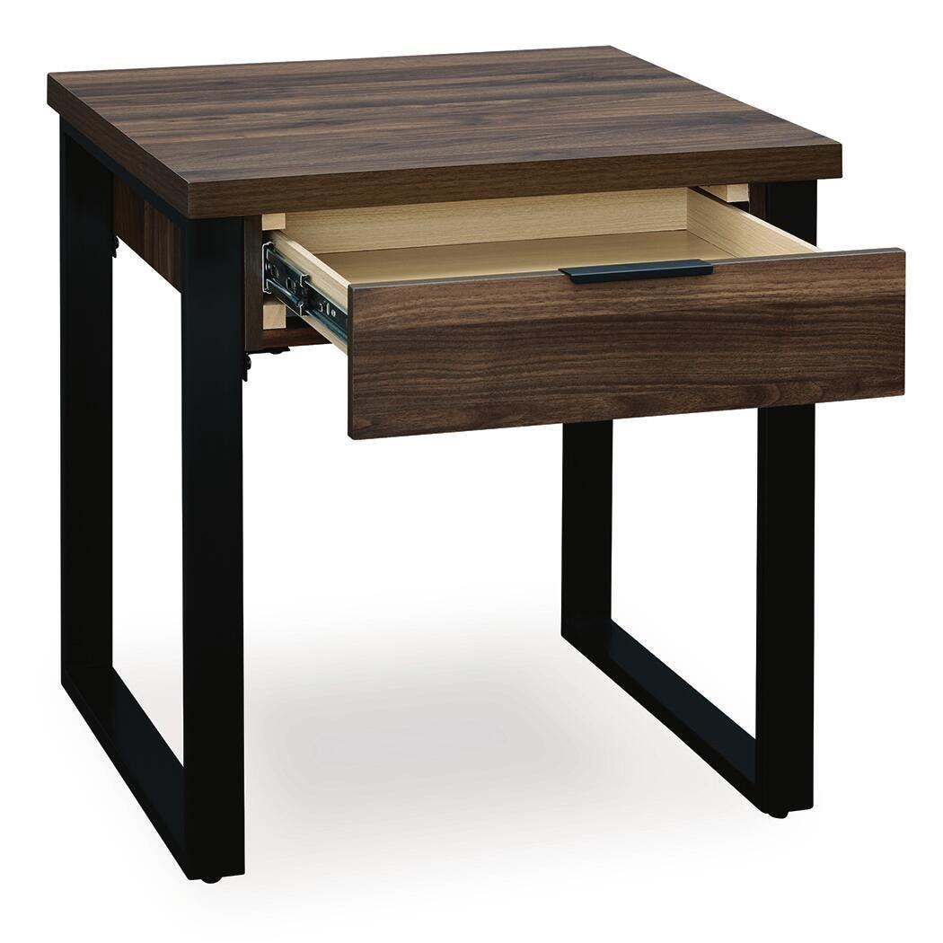  Signature Design by Ashley Wickman Falls T318-2 Square End Table IMAGE 1