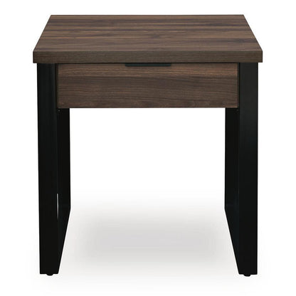  Signature Design by Ashley Wickman Falls T318-2 Square End Table IMAGE 4