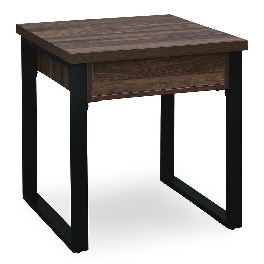 Signature Design by Ashley Wickman Falls T318-2 Square End Table IMAGE 5