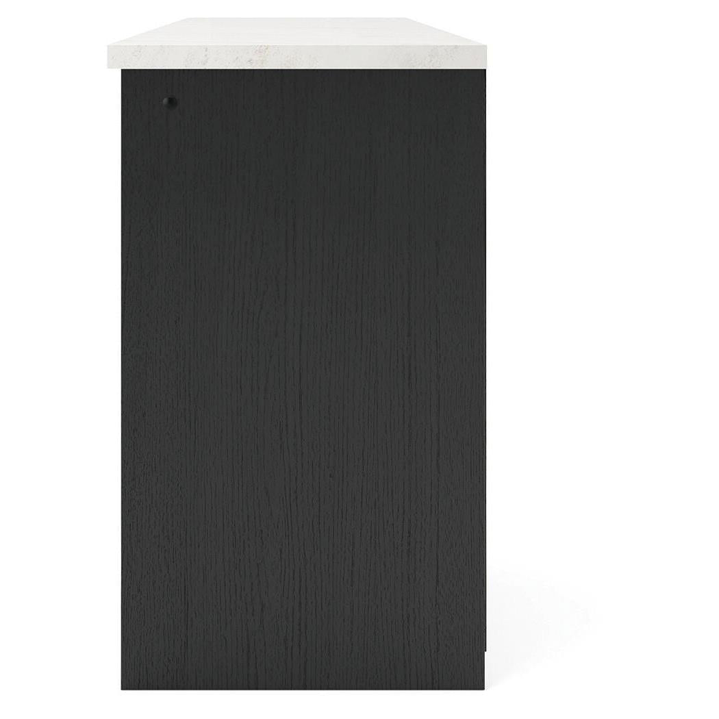  Signature Design by Ashley Cadmori W2616-468 XL TV Stand with Fireplace Option IMAGE 4