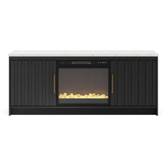  Signature Design by Ashley Cadmori W2616W1 63" TV Stand with Electric Fireplace IMAGE 4