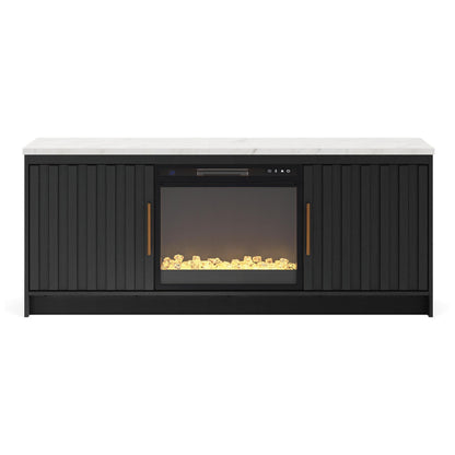  Signature Design by Ashley Cadmori W2616W1 63" TV Stand with Electric Fireplace IMAGE 4