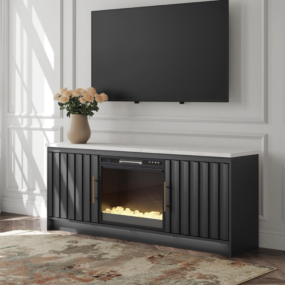  Signature Design by Ashley Cadmori W2616W1 63" TV Stand with Electric Fireplace IMAGE 5