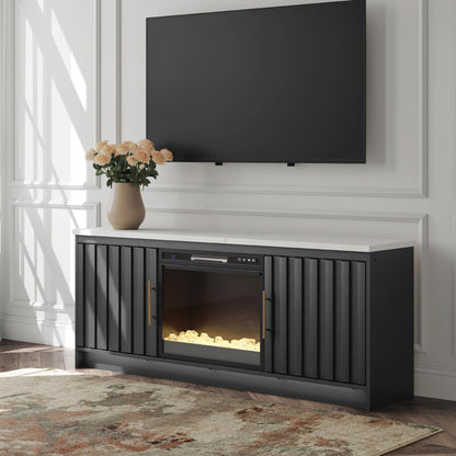  Signature Design by Ashley Cadmori W2616W1 63" TV Stand with Electric Fireplace IMAGE 5