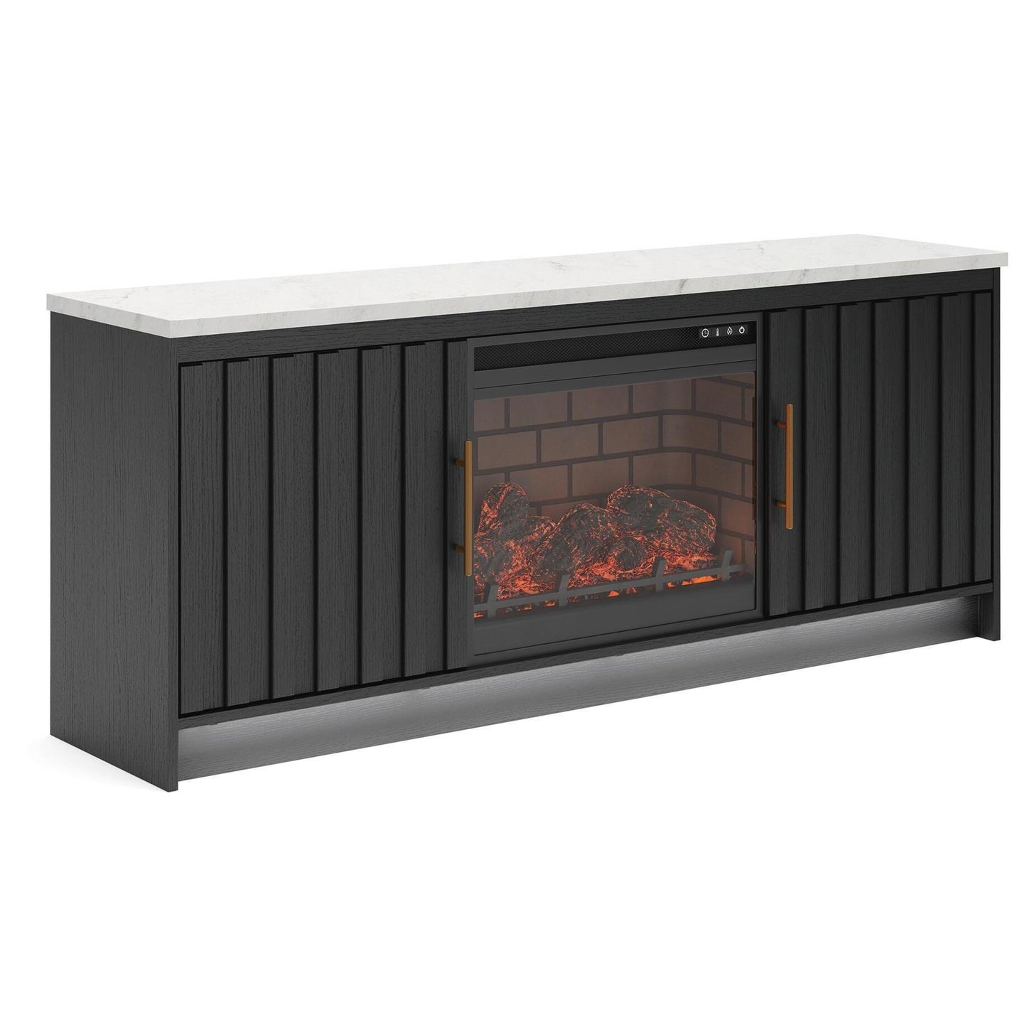  Signature Design by Ashley Cadmori W2616W2 63" TV Stand with Electric Fireplace IMAGE 1