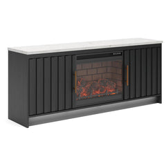  Signature Design by Ashley Cadmori W2616W2 63" TV Stand with Electric Fireplace IMAGE 1