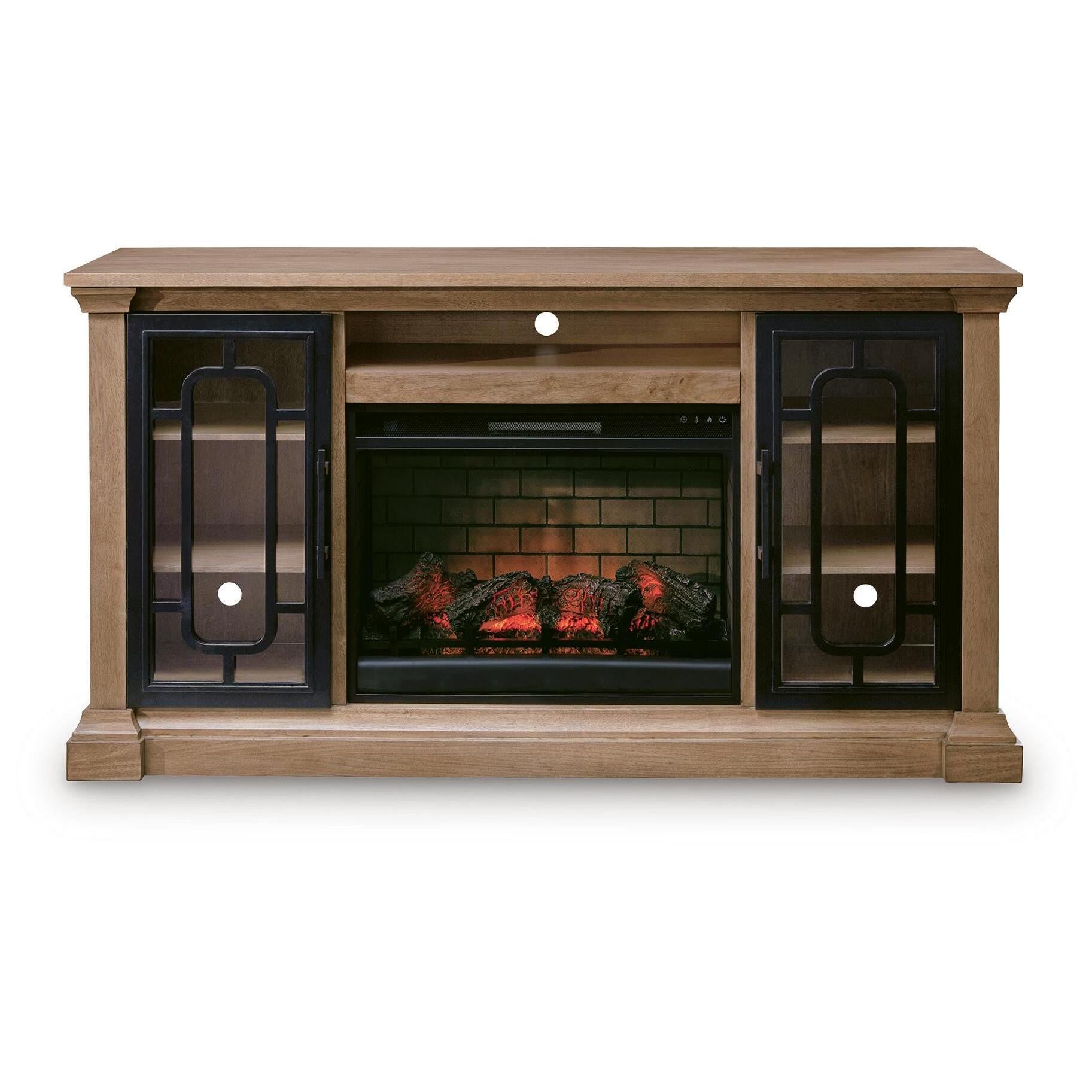  Signature Design by Ashley Wittenmyer W794W1 72" TV Stand with Electric Fireplace IMAGE 2