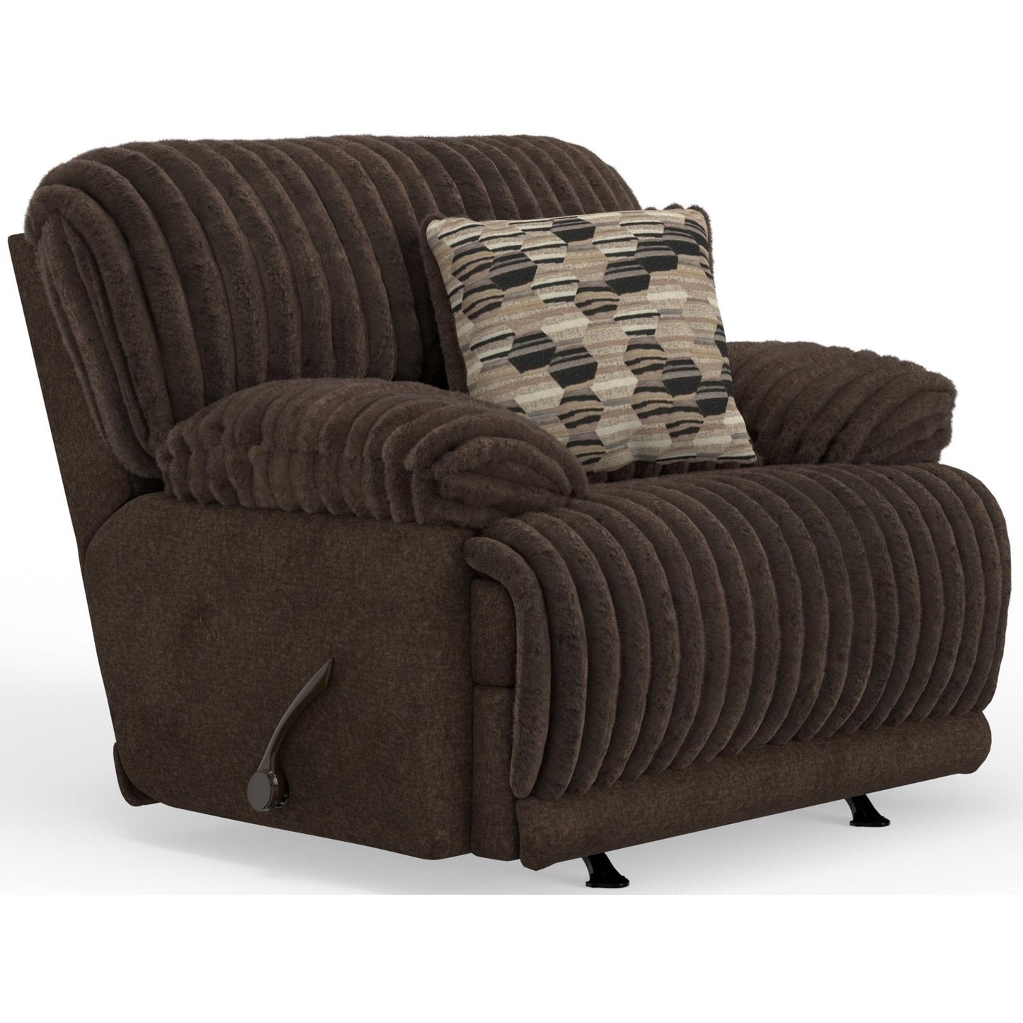  Catnapper Hollifield 10802 Rocker Recliner - Chocolate IMAGE 1