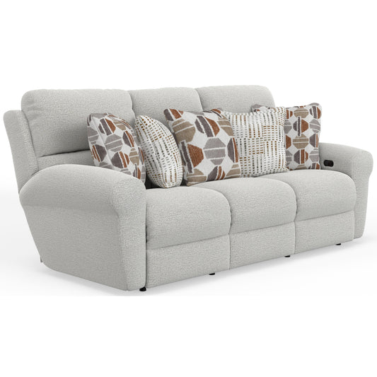  Catnapper Kellen 61131 Power Lay Flat Reclining Sofa with Zero Gravity - Ecru IMAGE 1