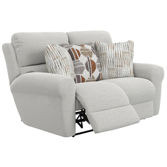  Catnapper Kellen 1132 Lay Flat Reclining Loveseat - Ecru IMAGE 1