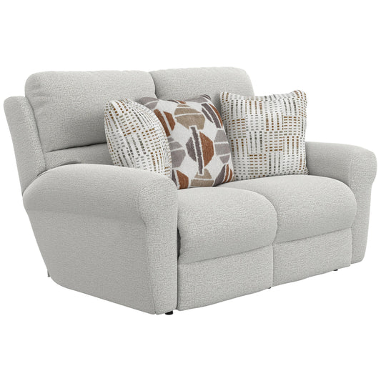  Catnapper Kellen 61132 Power Lay Flat Reclining Loveseat with Zero Gravity - Ecru IMAGE 1
