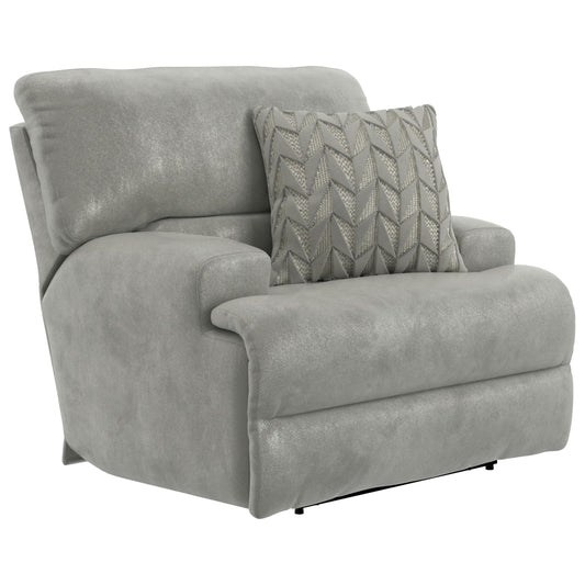  Catnapper Renaldo 612807 Power Lay Flat Recliner with Zero Gravity - Stone IMAGE 1