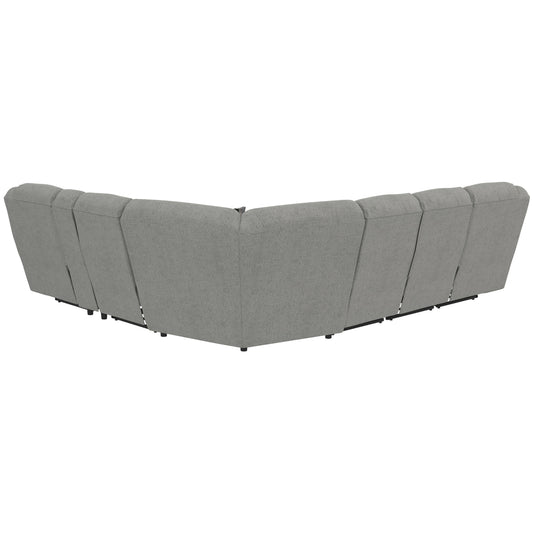 Catnapper Quinn 1536 LSF Triple Recliner Sofa with DDT/Heat & Massage/Storage Arm - Nature IMAGE 1