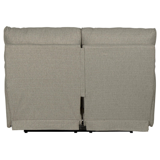  Catnapper Searsport 61802 Power Headrest Reclining Loveseat - Buff IMAGE 1