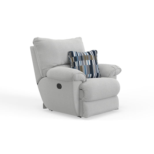  Catnapper Lenny 625707 Power Lay Flat Recliner - Winter IMAGE 1