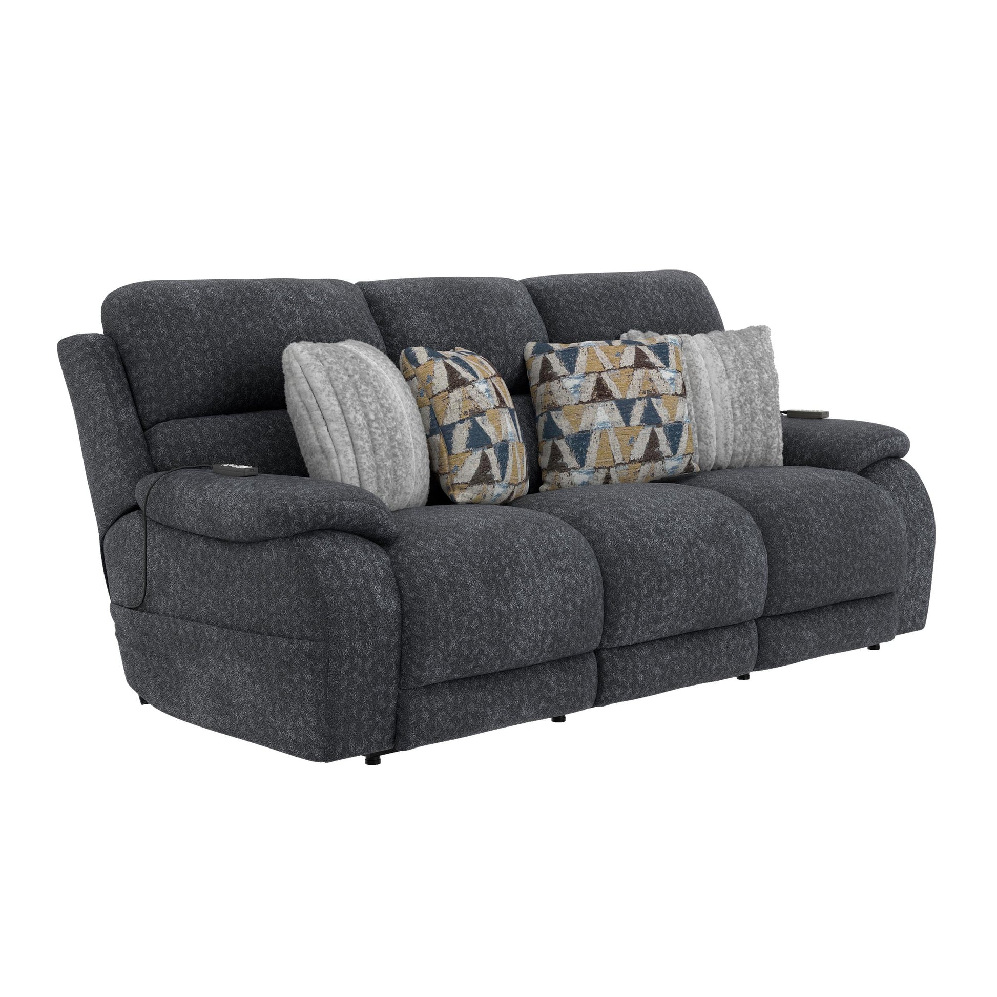  Catnapper Joya 762821 Power Headrest Power LayFlat Reclining Sofa with CR3 Heat/Massage/Lumbar/ZG - Galaxy IMAGE 1