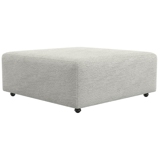  Catnapper Majesty 33628 Castered Cocktail Ottoman - White IMAGE 1
