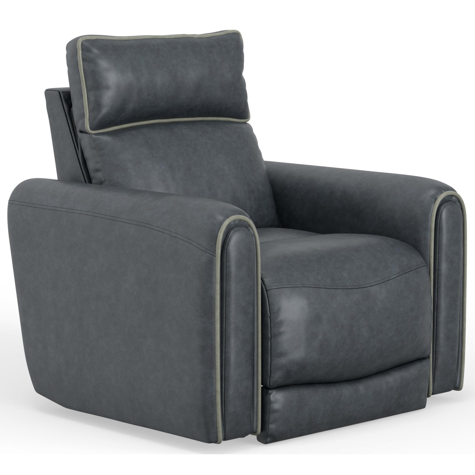  Catnapper Nico 635004 Power Headrest Wall Hugger Recliner - Twilight IMAGE 1