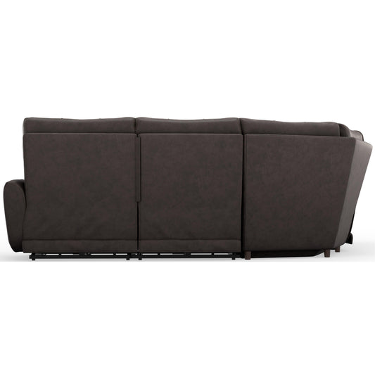  Catnapper Royster 64286 Power Deep Seat LSF Reclining Loveseat - Sable IMAGE 1