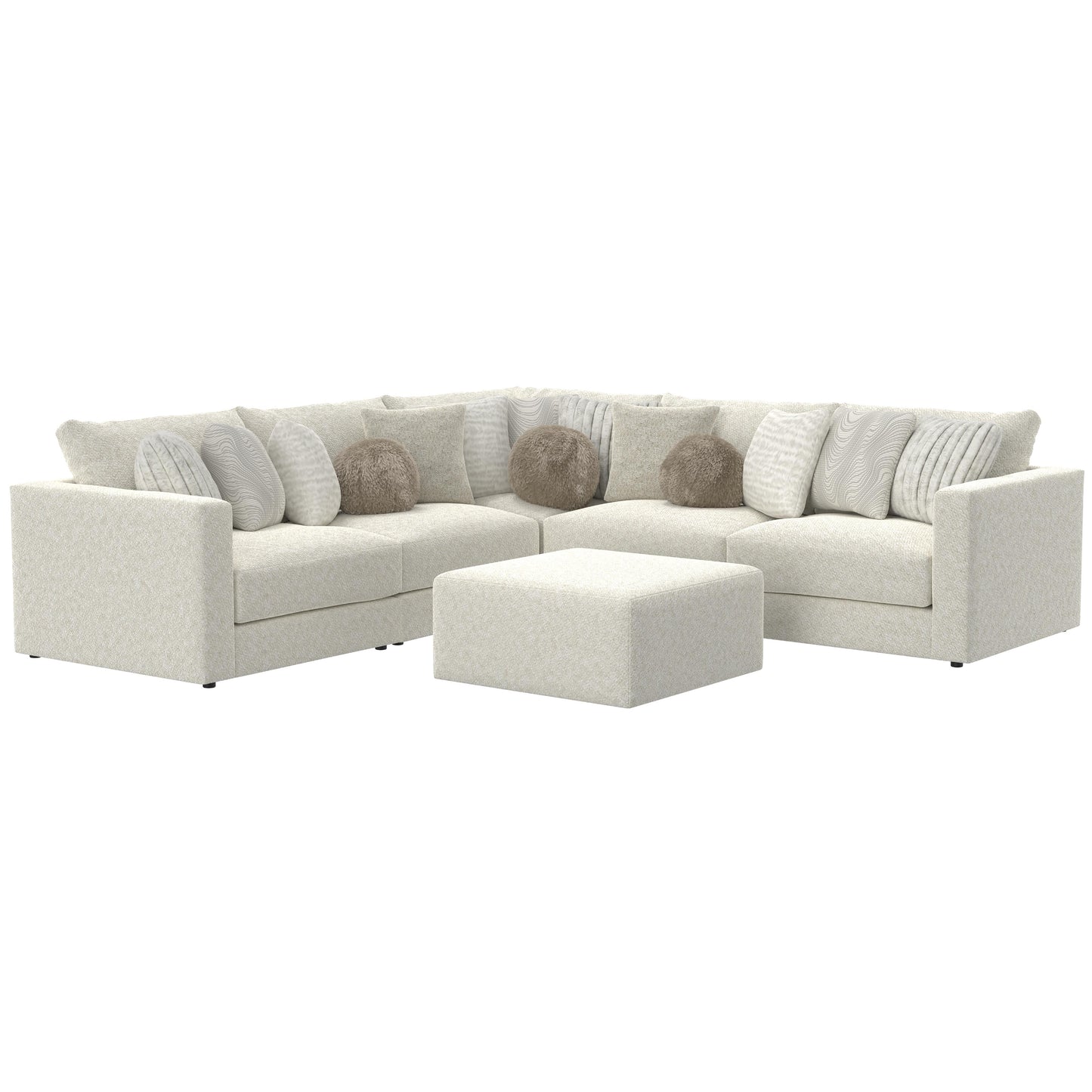  Jackson Furniture Ritzy 223536 LSF Chair - Bone IMAGE 1
