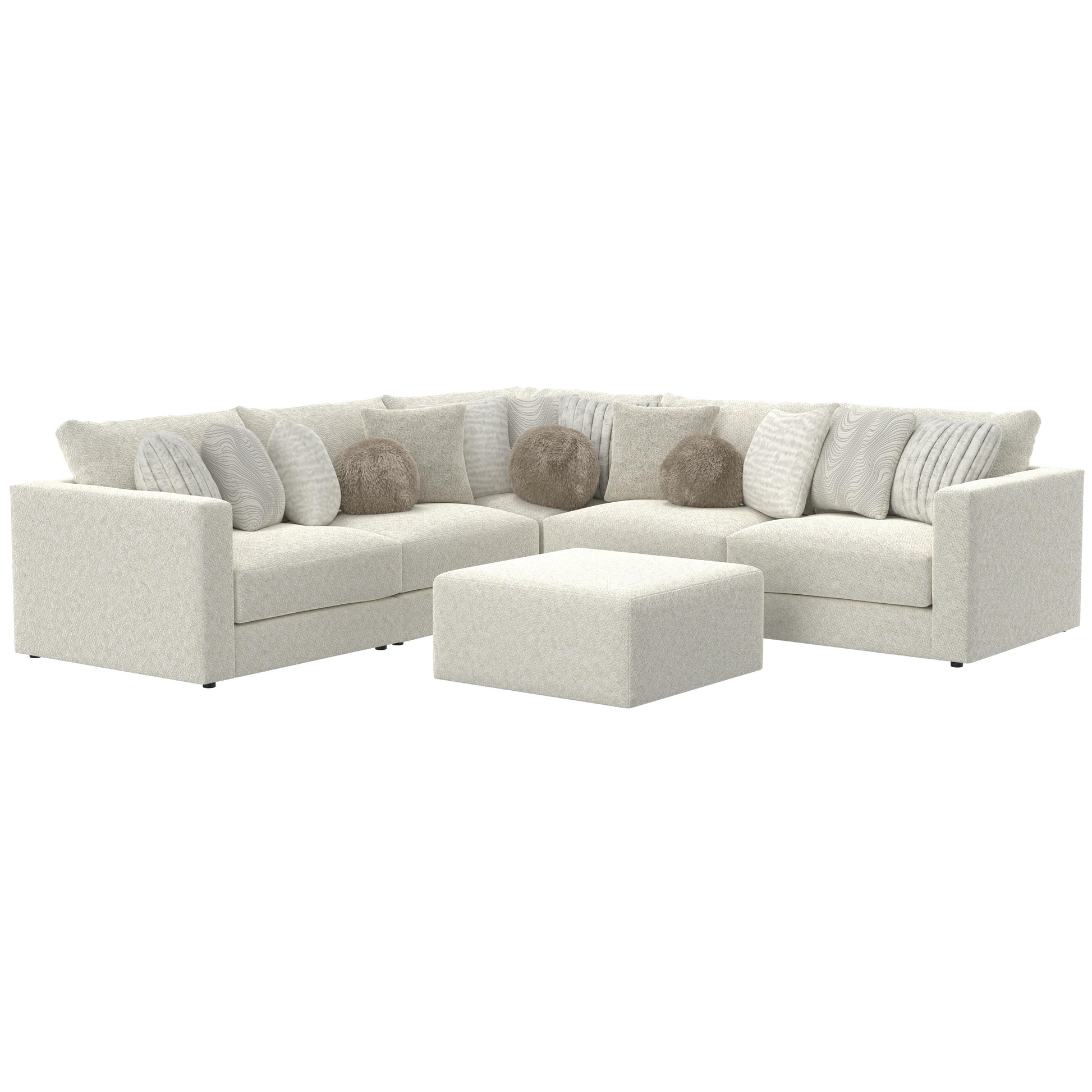  Jackson Furniture Ritzy 223536 LSF Chair - Bone IMAGE 1