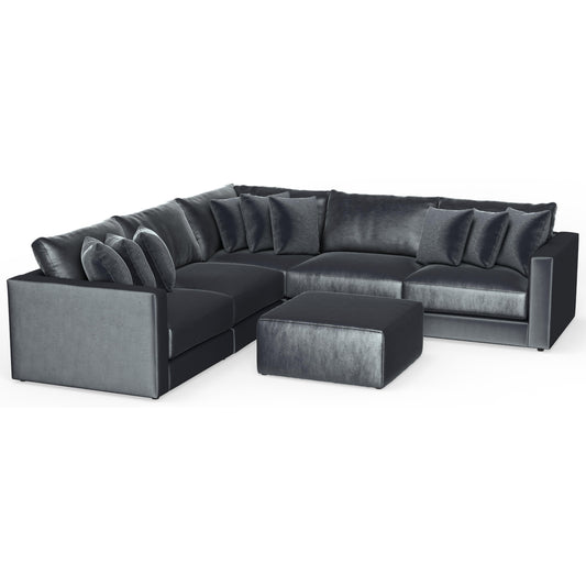  Jackson Furniture Remington 224536 LSF Chair - Slate IMAGE 1
