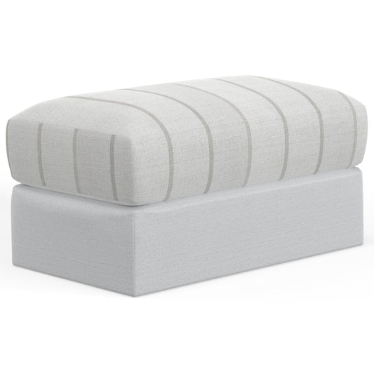  Jackson Furniture Lindsey 228810 Ottoman - Snow IMAGE 1
