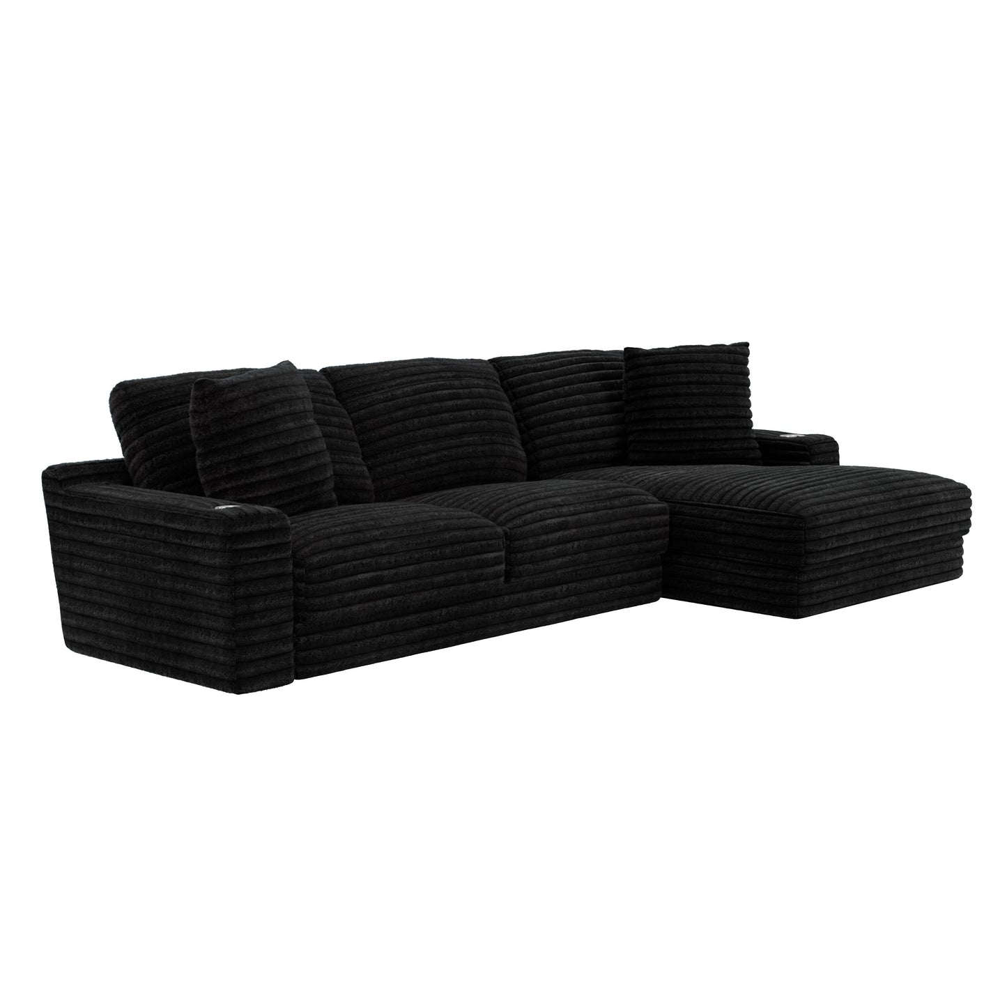  Jackson Furniture Comfrey 304563 LSF Sofa - Black IMAGE 1