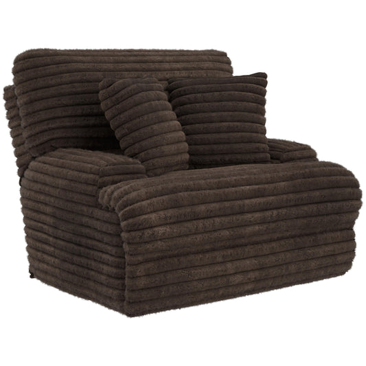  Catnapper Cushy 639207 Power Headrest Deep Seat Recliner - Chocolate IMAGE 1