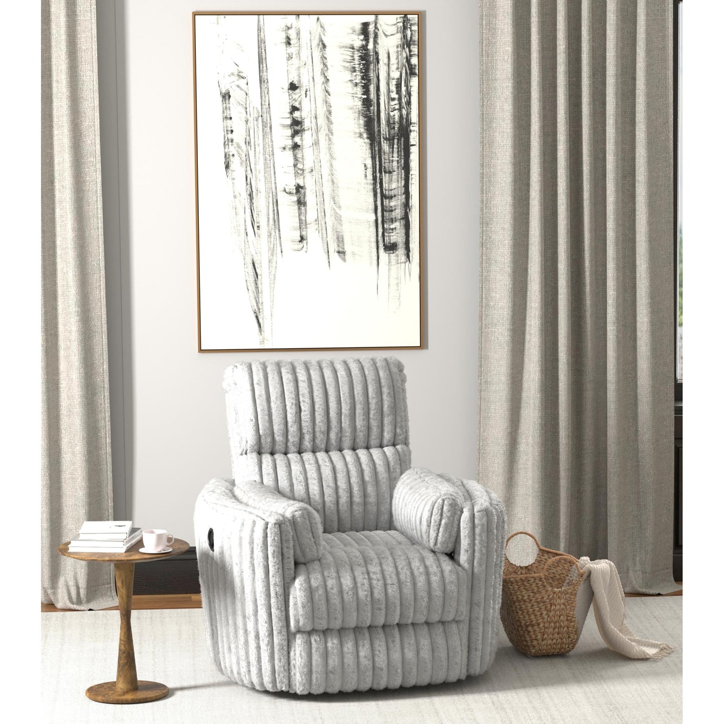  Catnapper Daydream 42445 Swivel Glider Recliner - Moonstruck IMAGE 1