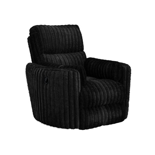  Catnapper Daydream 42445 Swivel Glider Recliner - Black IMAGE 1