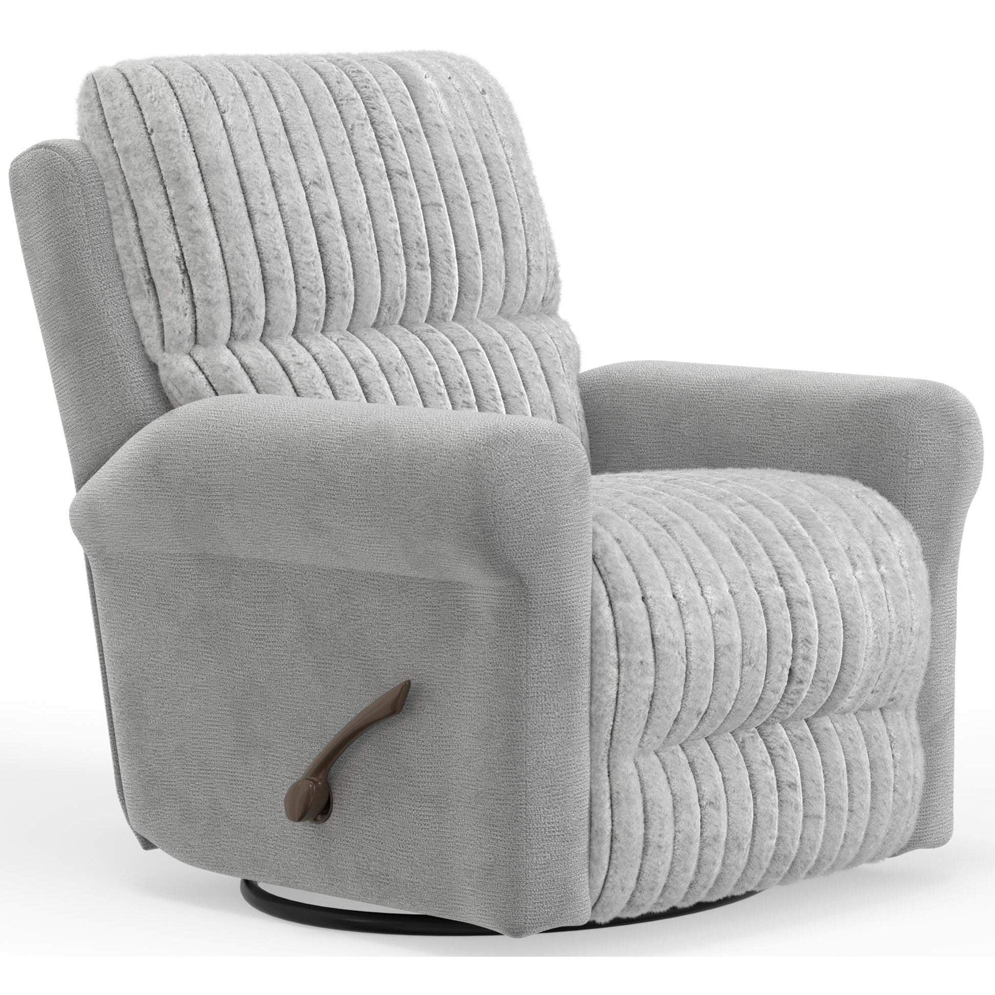  Catnapper Foxy 43705 Swivel Glider Recliner - Nickel IMAGE 1